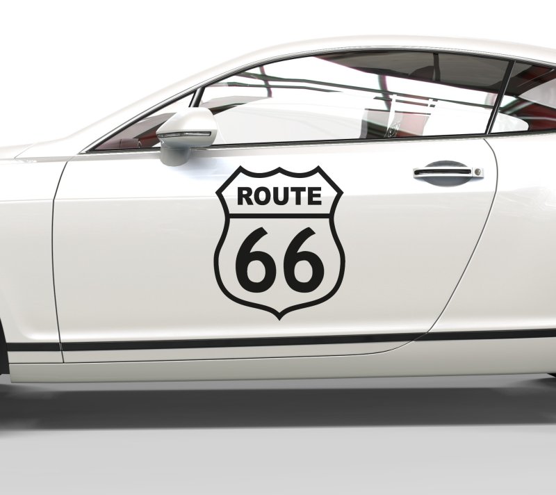 46038 Route 66 Aufkleber